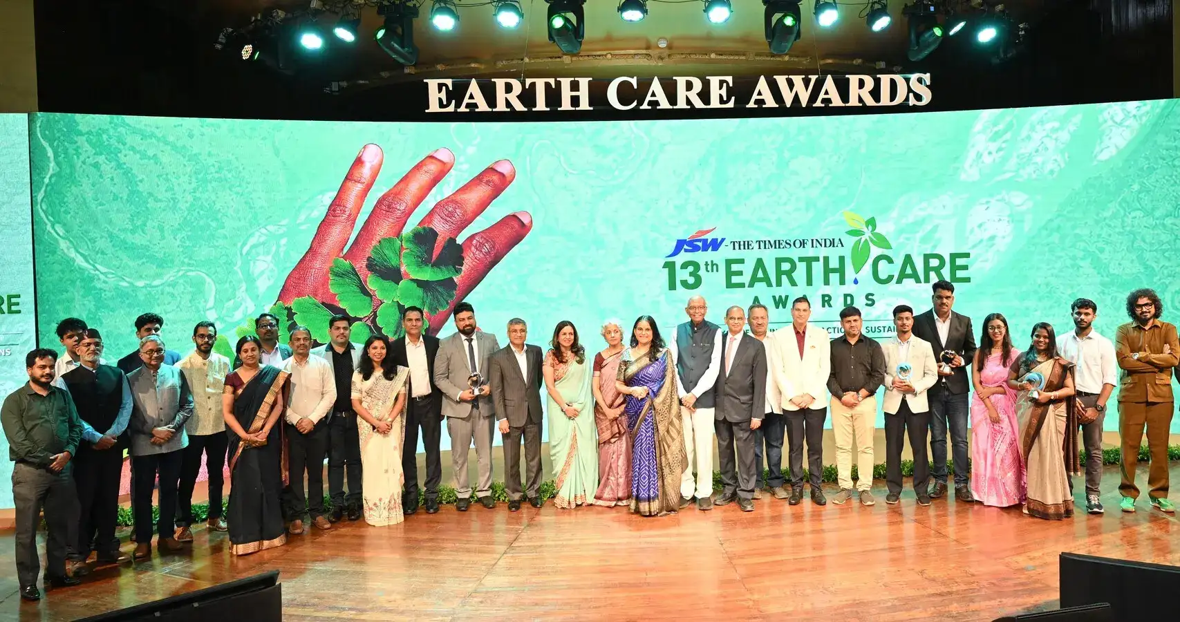 JSW–The Times of India Earth Care Awards Recognises Champions of Climate Action and Sustainability