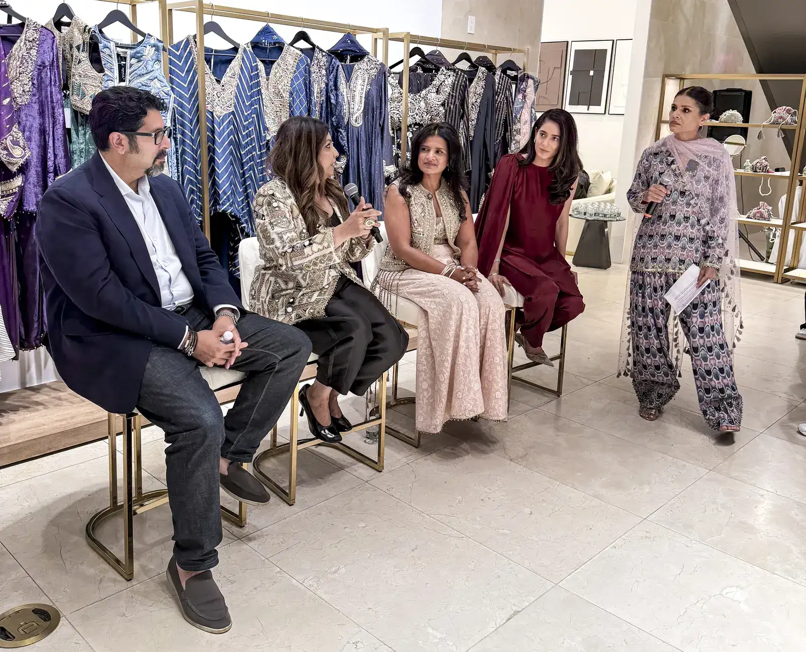 Indian, South Asian fashion celebrated at curated event at NYC's Madison Avenue