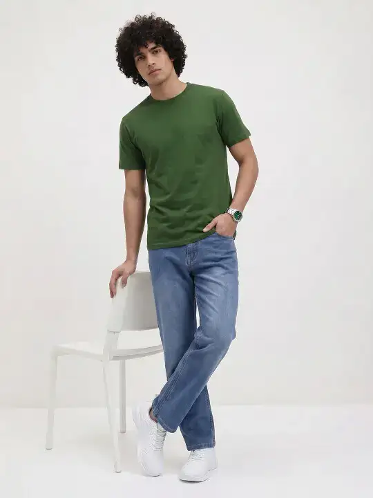 Image for Roadster-TheLifeCo.MenStraightFitStretchableJeans