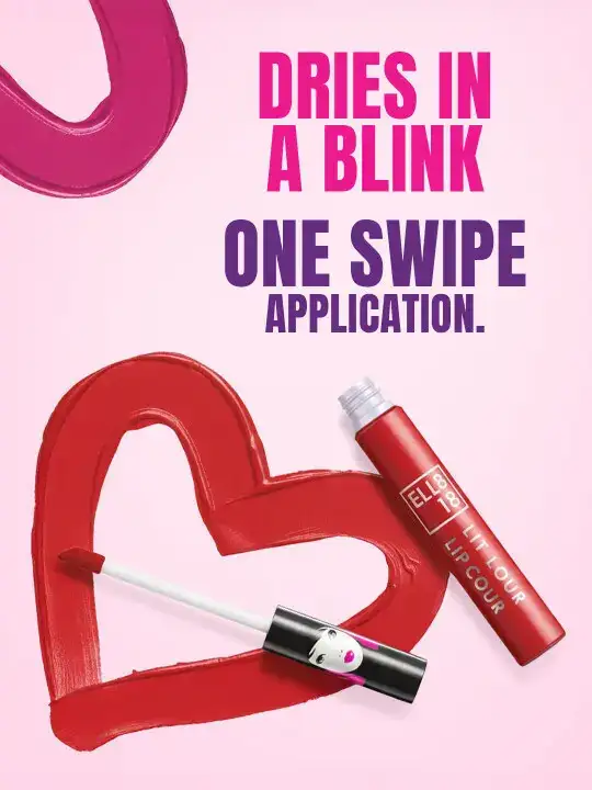 Image for ELLE18-LitLipMatteFinishLongLastingSmudgeproofLipColour