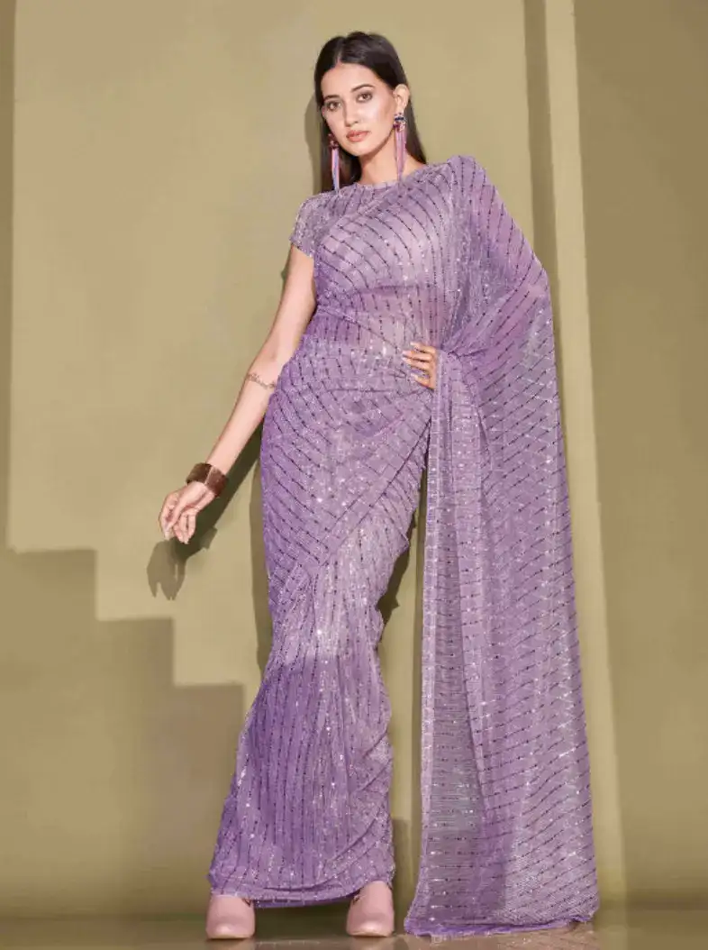 Image for TikhiImliEmbellishedMukaishReady-to-WearSaree