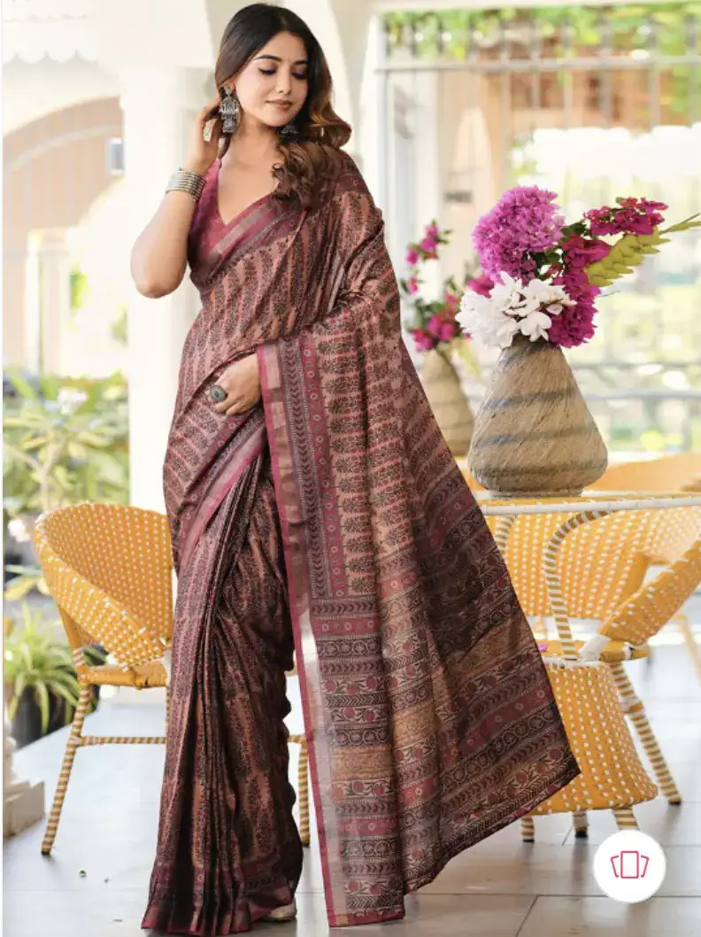 Image for TikhiImliEthnicMotifsArtSilkSaree