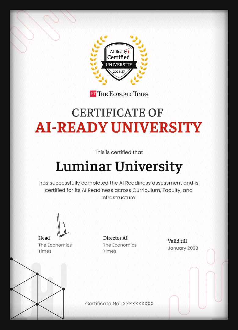 ET AI-Ready University certificate