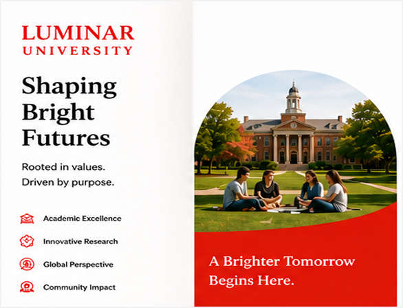 Badge on a prospectus