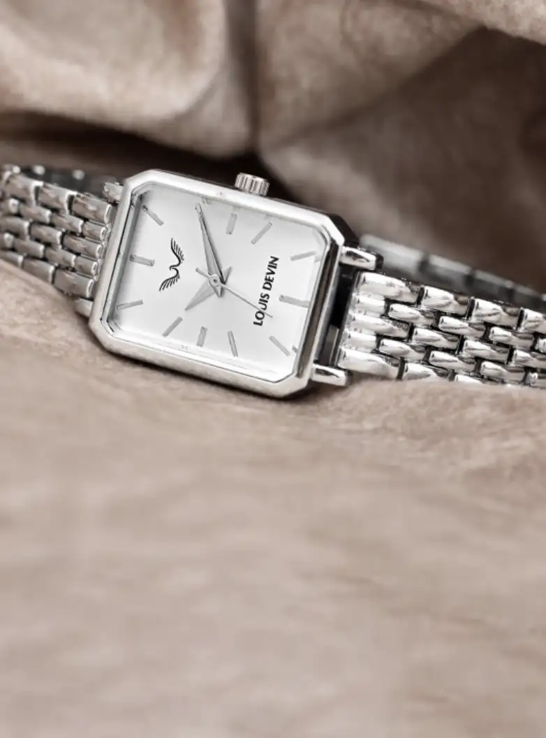 Image for LOUISDEVINWomenDial%26StainlessSteelStrapsAnalogueWatch