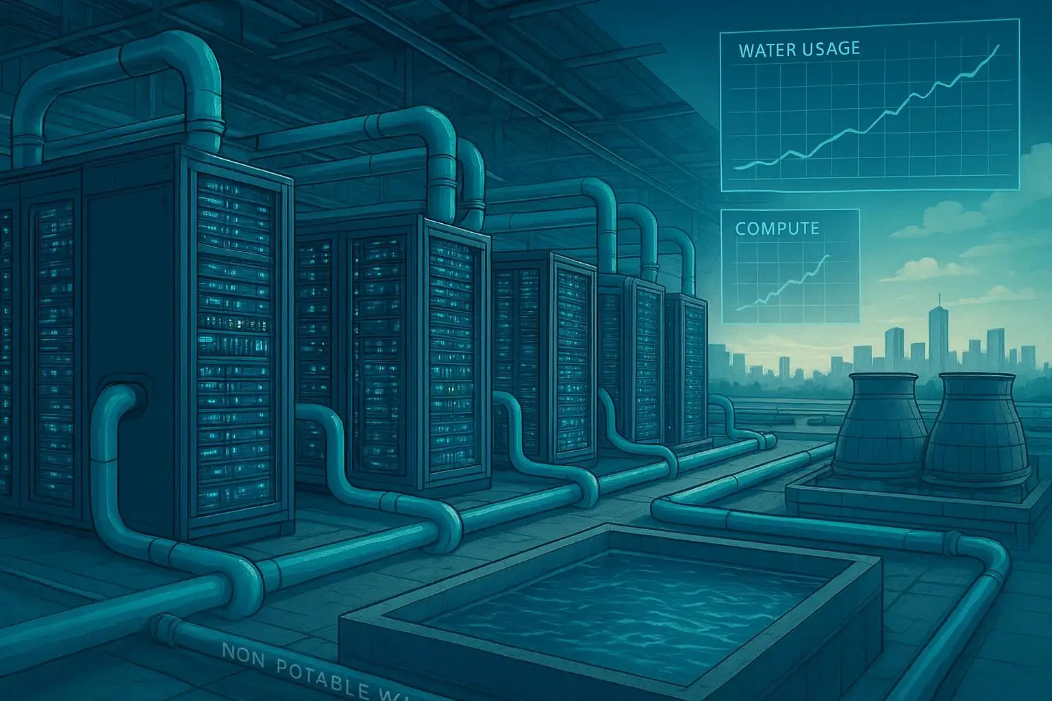 Forget power: The unquenchable AI thirst propelling water stocks up to 45%