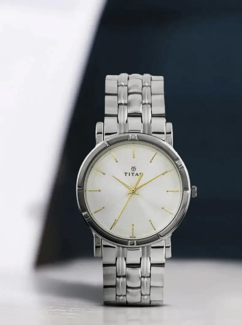 Image for TitanKarishmaQuartzAnalogueWithSilverDialWatchForMen