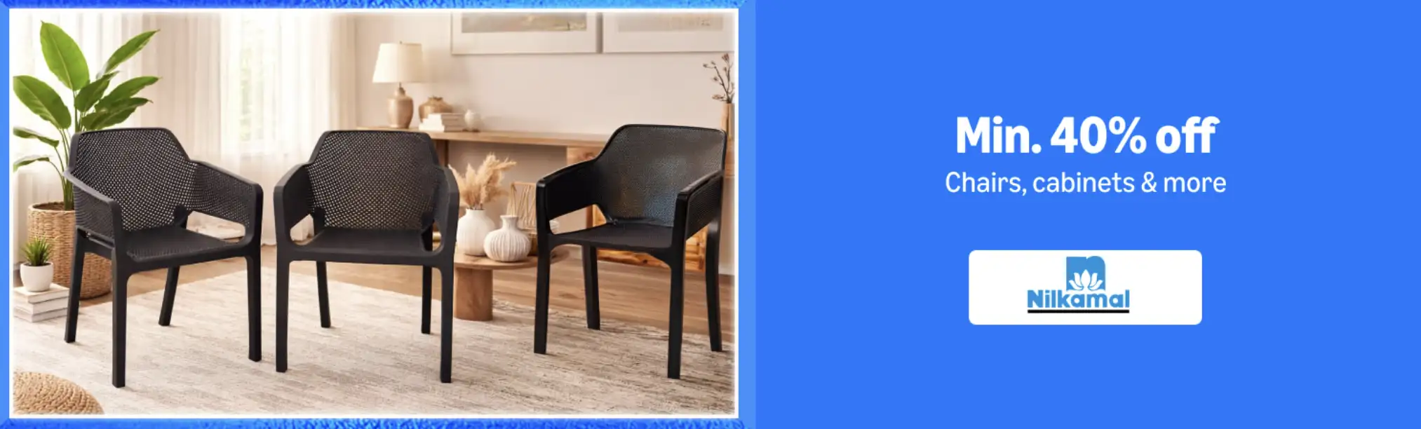 Image for Nilkamal-Min40%25offonChairs%2Ccabinets%2Candmore