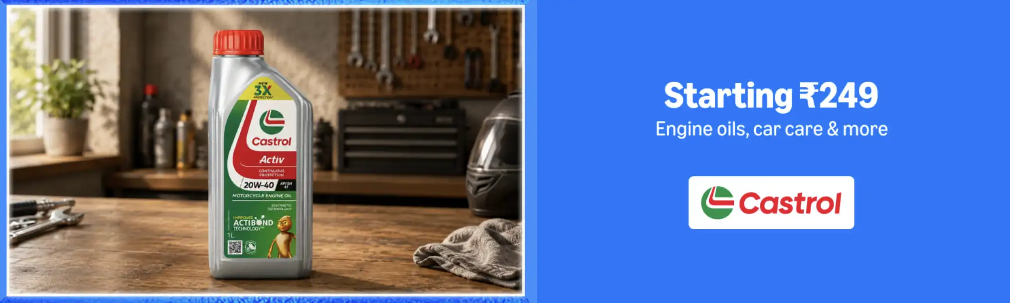 Image for Castrol-StartingRs.249onEngineoils%2Ccarcareandmore