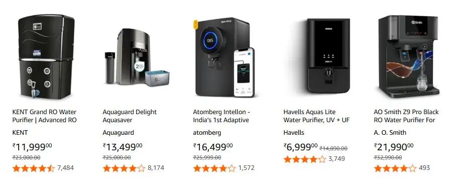 Image for DealsonBest-SellingWaterPurifiers