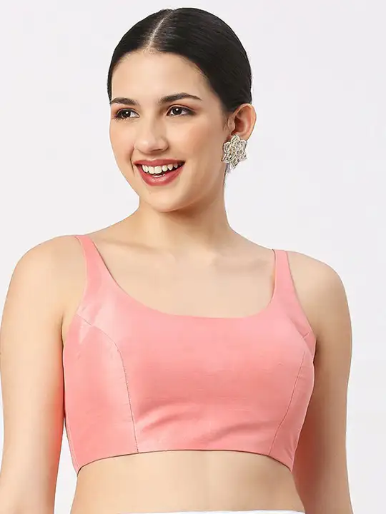 Image for Neckbook-SpaghettiPrincessCutPaddedReady-MadeSareeBlouse