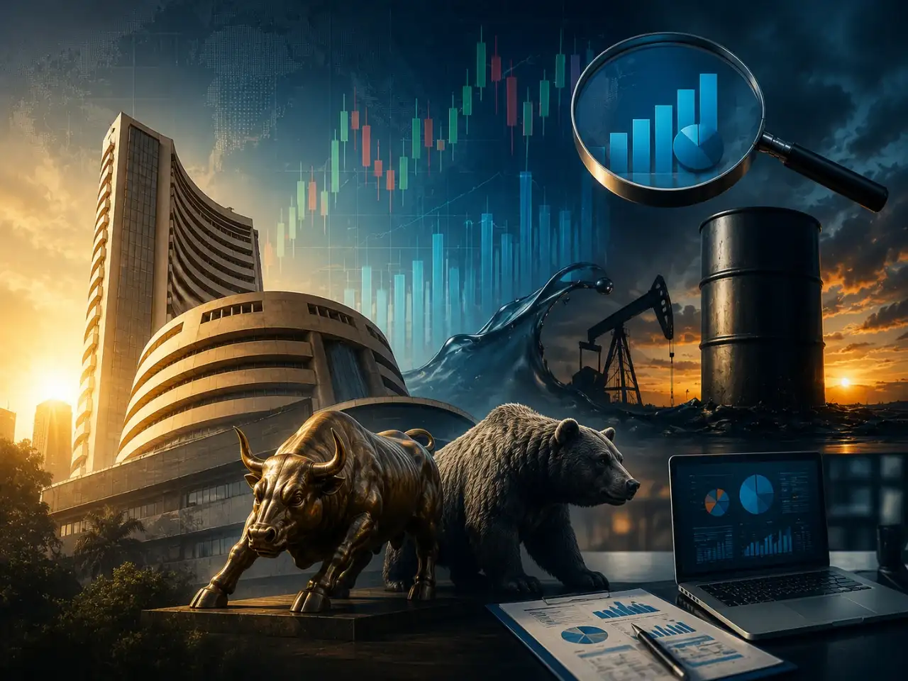 Will Nifty, Sensex extend gains on Monday? Q1, oil among 5 major factors investors must track
