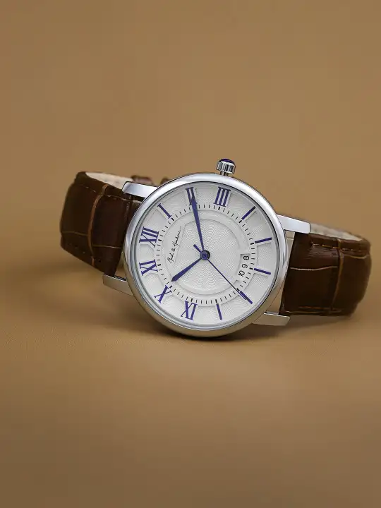 Image for Mast%26Harbour-Men'sWhiteAnalogueWatch