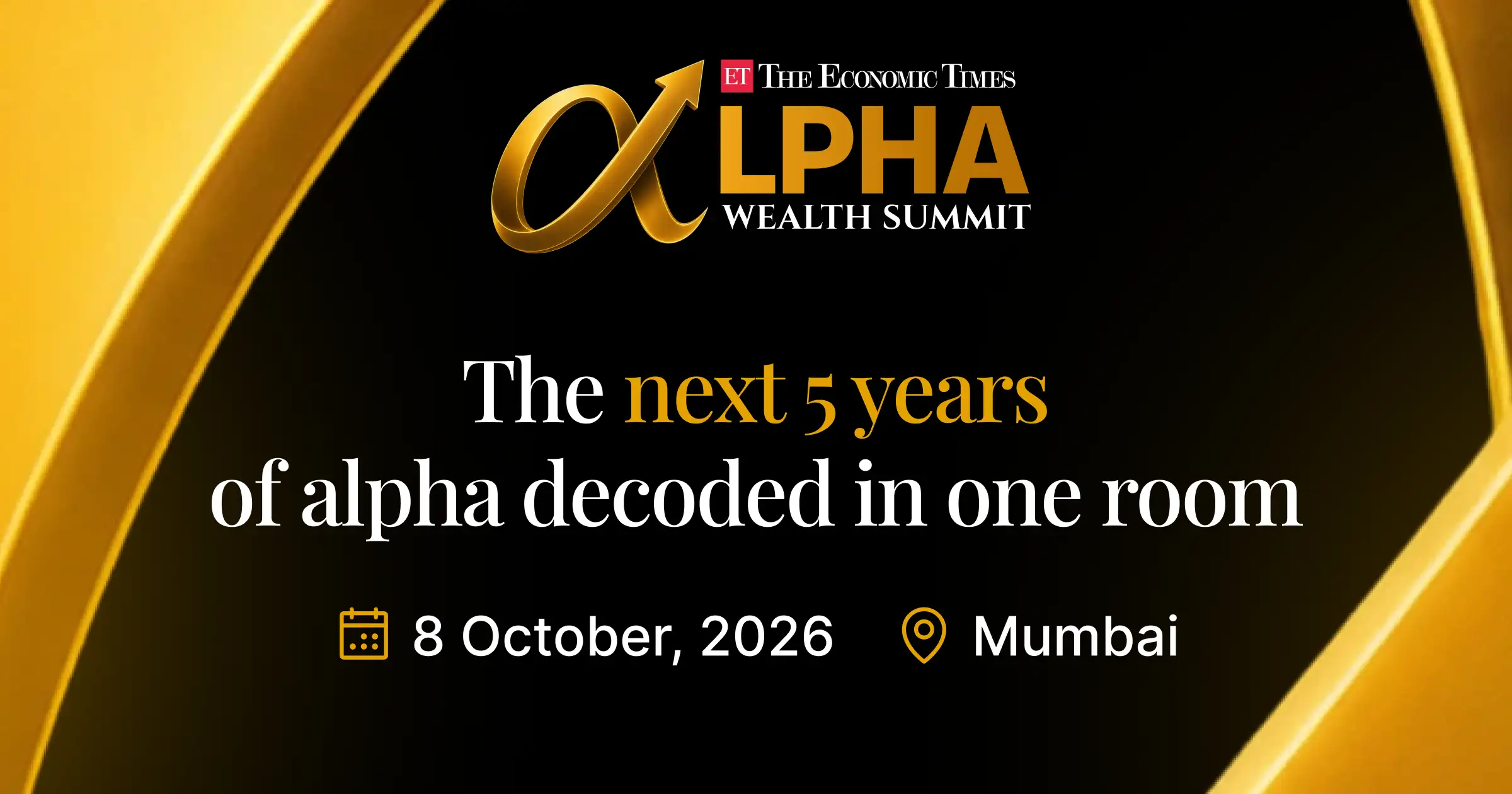 Alpha Wealth Summit 2.0 | The Great Reallocation | The Economic Times