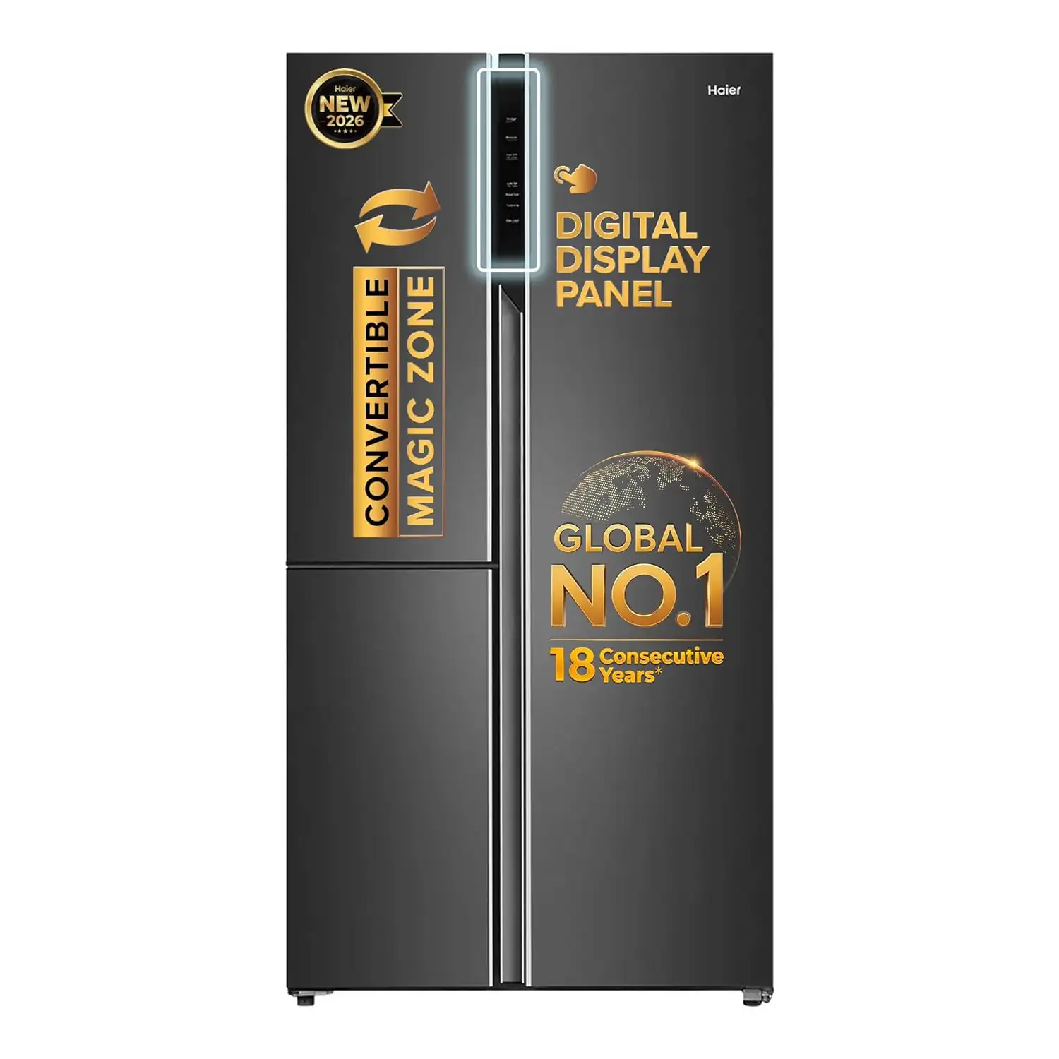 Image for Haier598L3StarFrostFreeExpertInverter3-DoorSidebySideRefrigerator