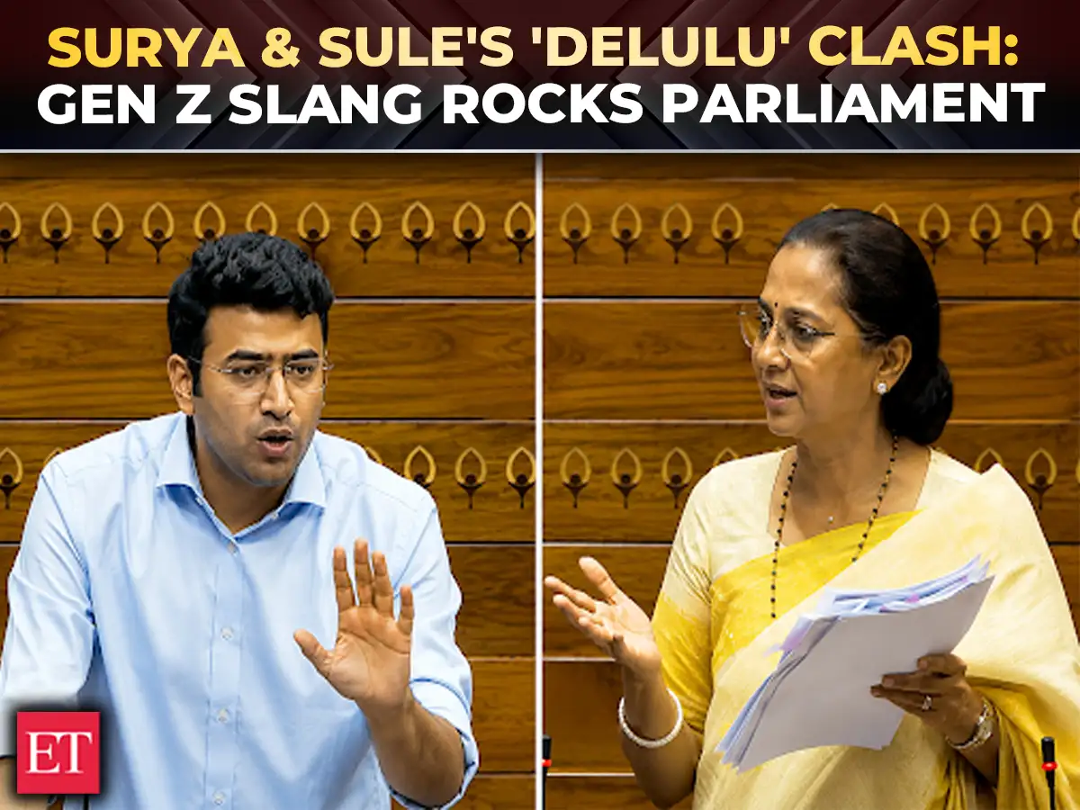 'Delulu' takes over Lok Sabha: Tejasvi Surya, Supriya Sule clash over who has Gen Z's support