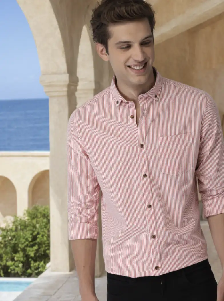 Image for Mast%26HarbourSlimFitStripedCasualShirt