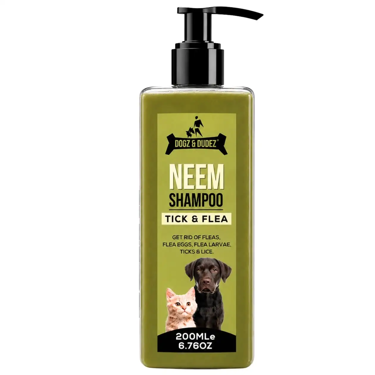 Image for Dogz%26DudezNaturalNeemAntiTickandFleaDogShampoo