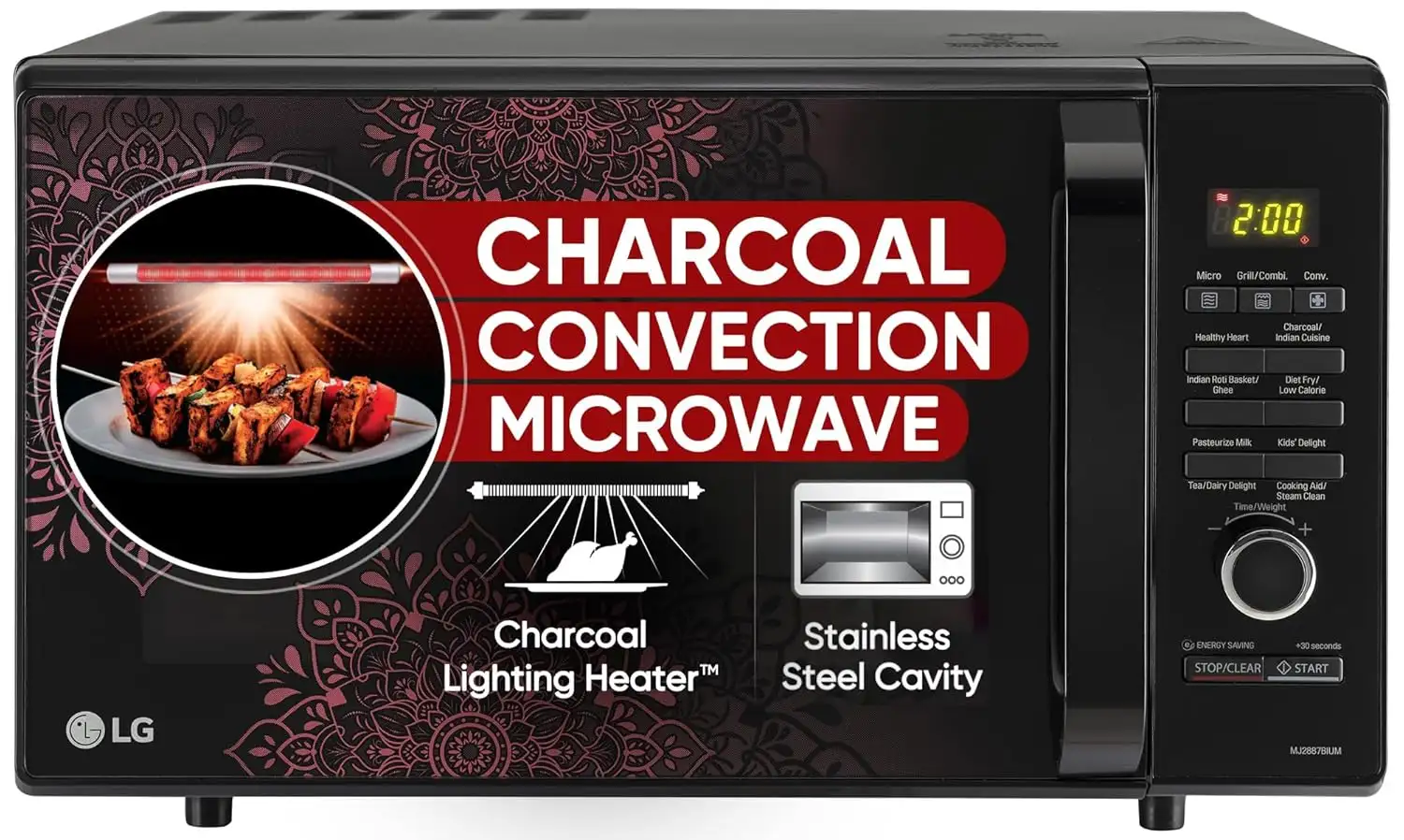 Image for LG28LCharcoalConvectionHealthyMicrowaveOven