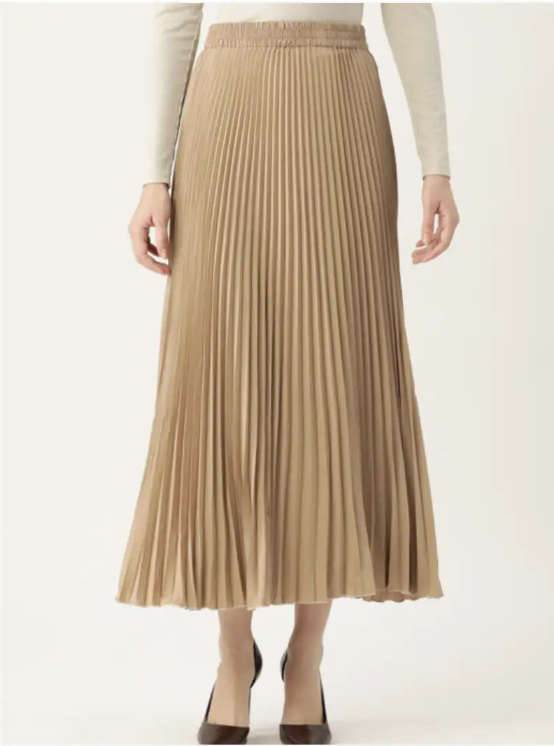 Image for ChemistryAccordionPleatedMaxiFlaredSkirt