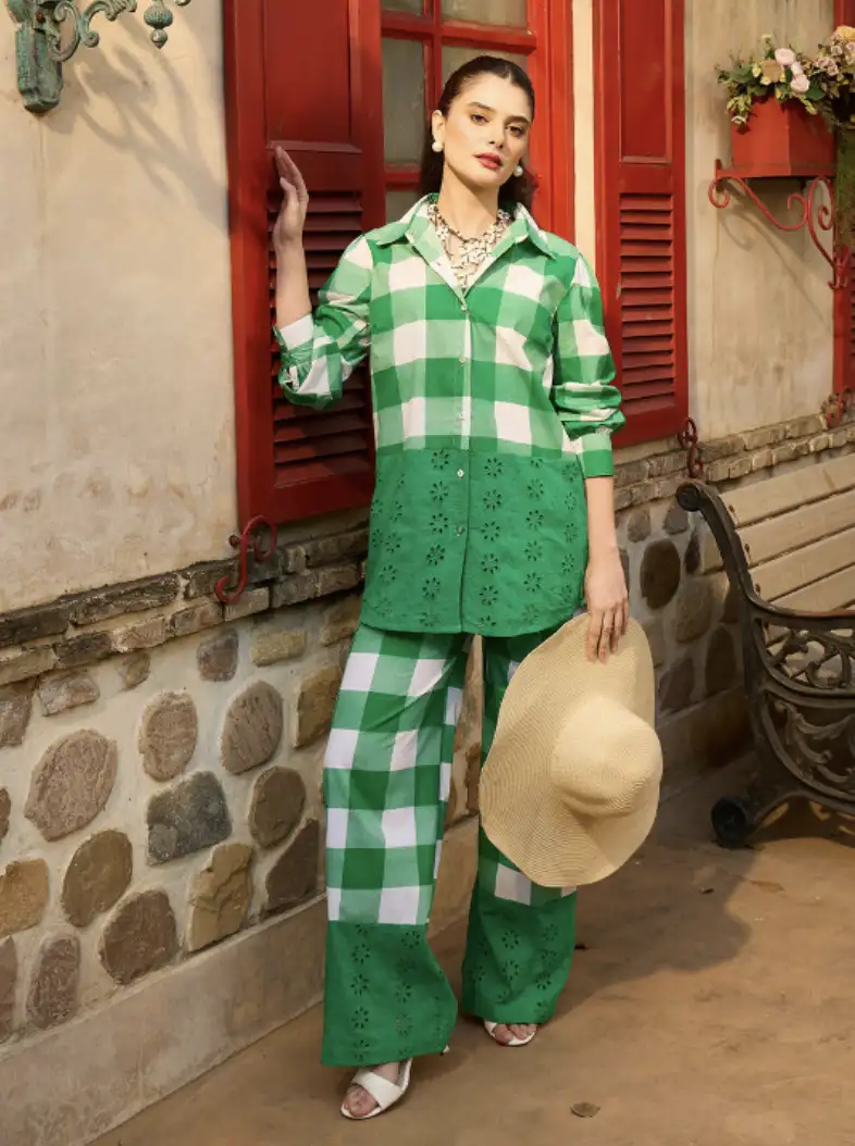 Image for SASSAFRASSchiffliShirtWithWidePants