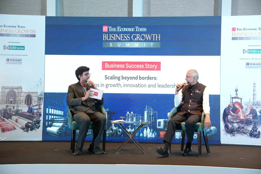 The next was a business success story with Rajesh Gandhi, President, Gujarat Chamber of Commerce & Industry (GCCI) and Director, Vadilal Industries Limited