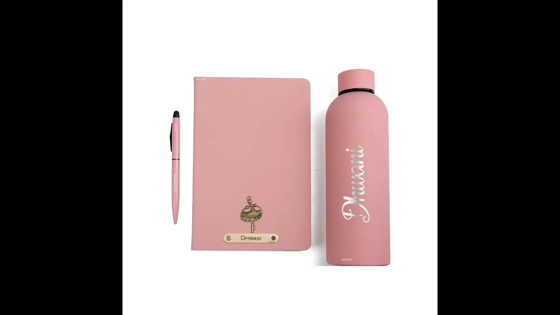 Image for AICAPersonalizedName%26amp%3BCharmDiaryPen%26amp%3BBottle3pcsComboGiftSet
