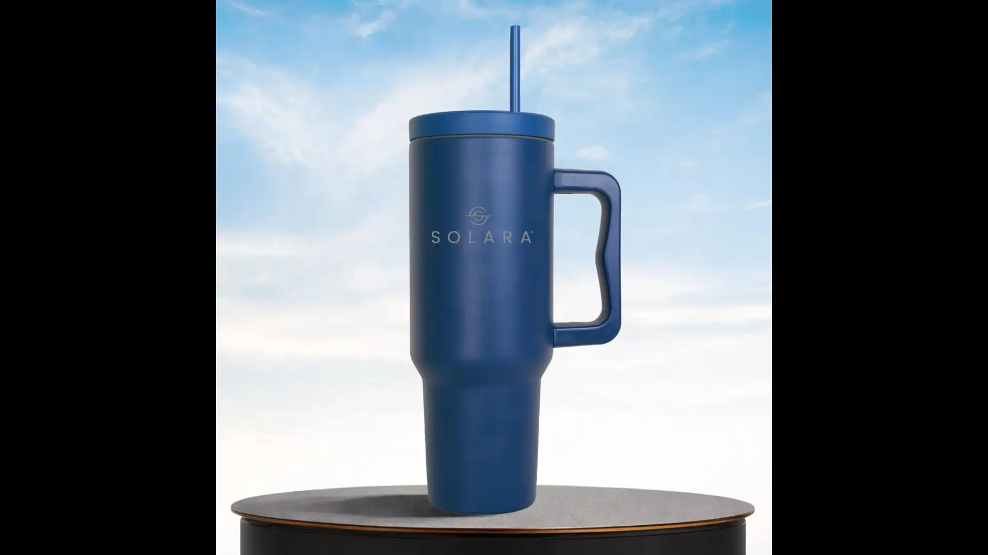 Image for SOLARAEchoInsulatedTumblerwithStraw