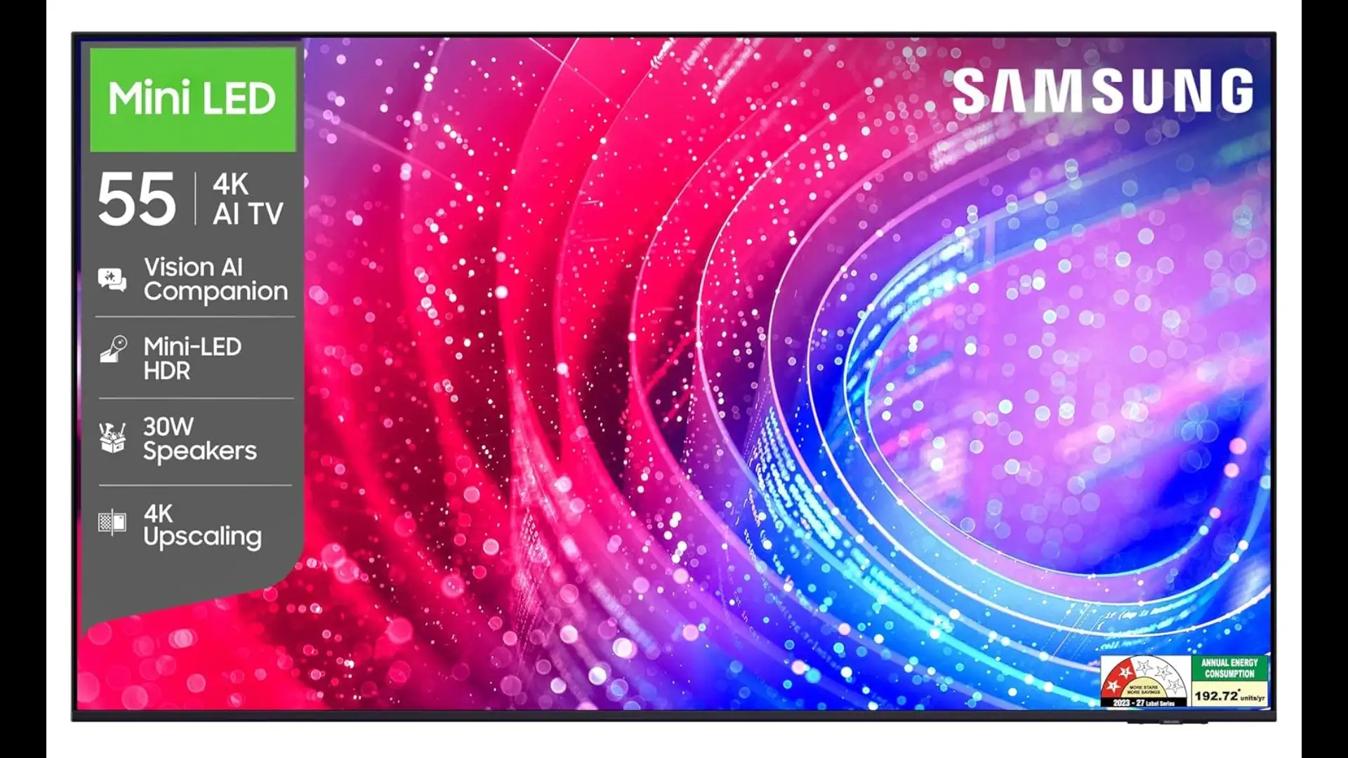 Image for Samsung55inchesMiniLED4KSamsungVisionAISmartTV