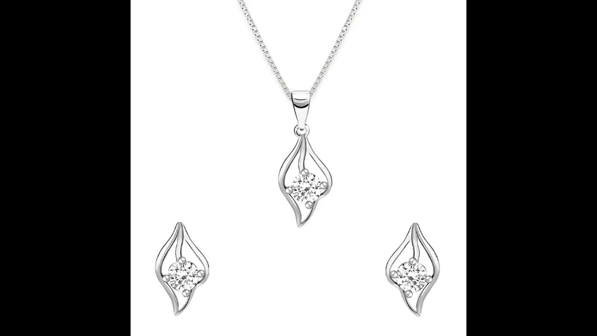 Image for GIVA925SilverFallingDewJewellerySet
