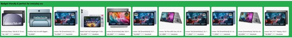 Image for BudgetFriendlyTablets