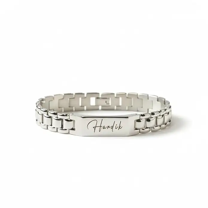 Image for PersonalisedAuraBraceletSilver