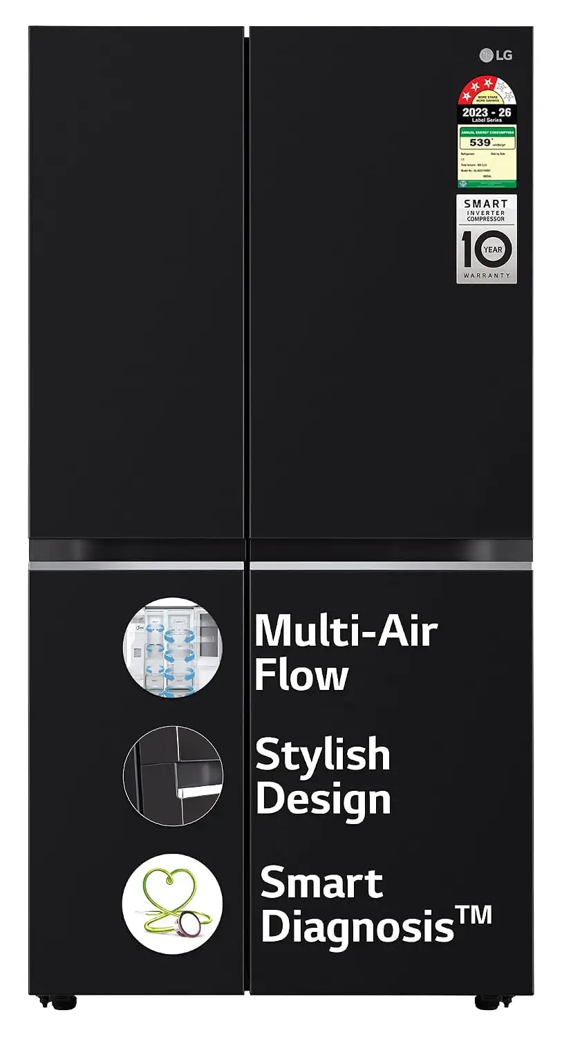 Image for LG655L%2C3Star%2CFrostFreeSmartInverterDoubleDoorSidebySideRefrigerator