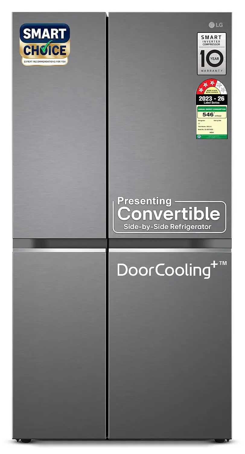 Image for LG650L%2C3Star%2CSmartInverterCompressor%2CSidebySideRefrigerator