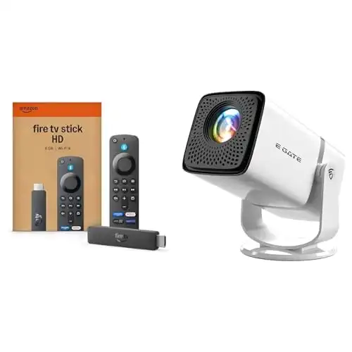 Image for AmazonFireTVStickHD(newestmodel)andEGATEAtom3XProjectorCombo