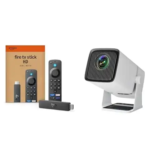 Image for AmazonFireTVStickHD(newestmodel)andWZATCOYuvaGoPlus1080PNativeProjector