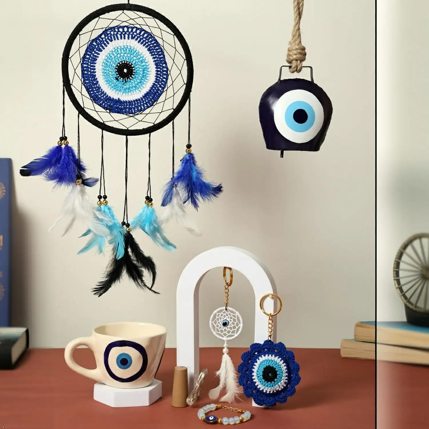 Image for THEURBANARTISTICEvilEyeGiftHamperRakhiGiftforSister