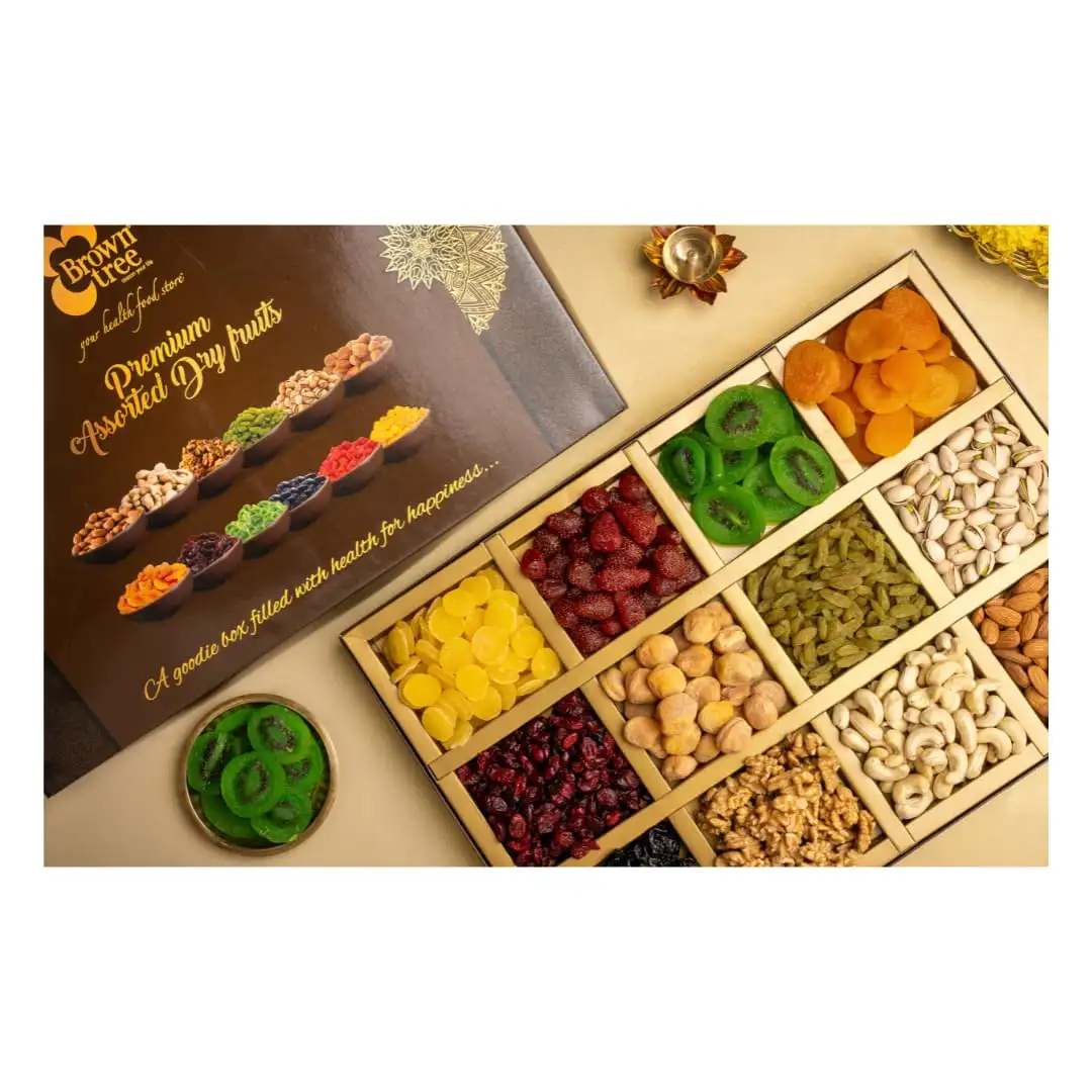 Image for BrowntreePremium12p(1000Gms)PremiumDryFruitGiftHamper