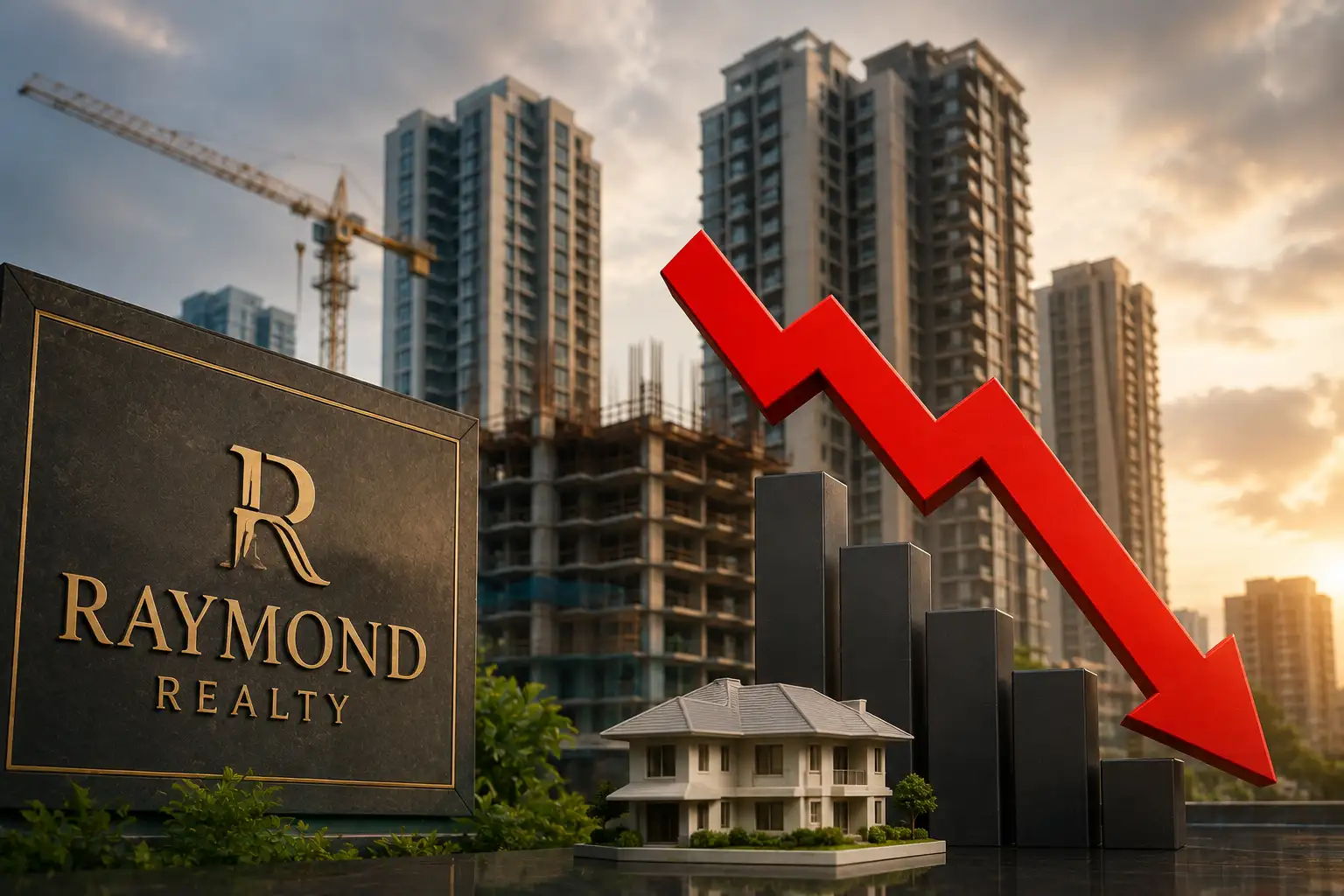 Raymond Realty shares fall 8% as profitability takes a hit in Q1