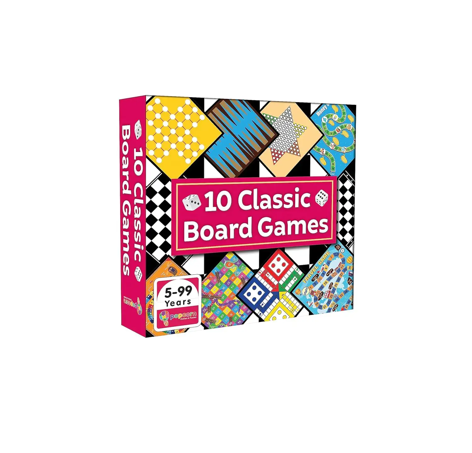 Image for popcornGames%26amp%3BPuzzlesClassicBoardGamesforSmartKids