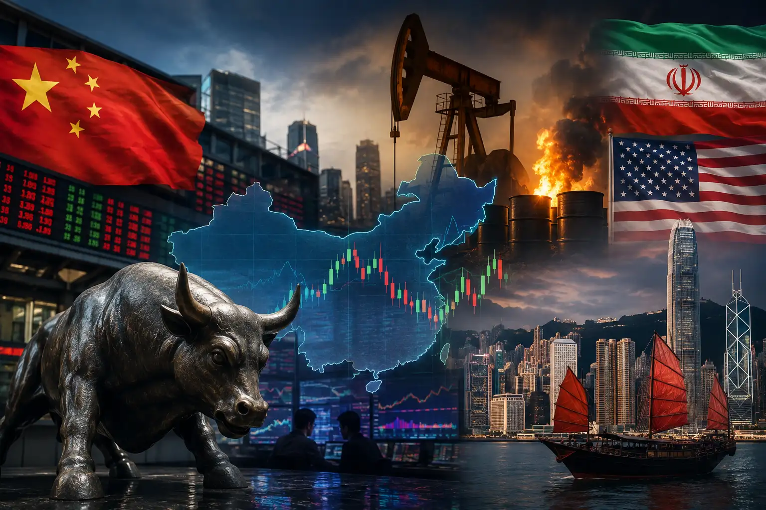 Global Market: Mainland Chinese stocks mixed, Hong Kong shares slip as Iran conflict weighs on sentiment