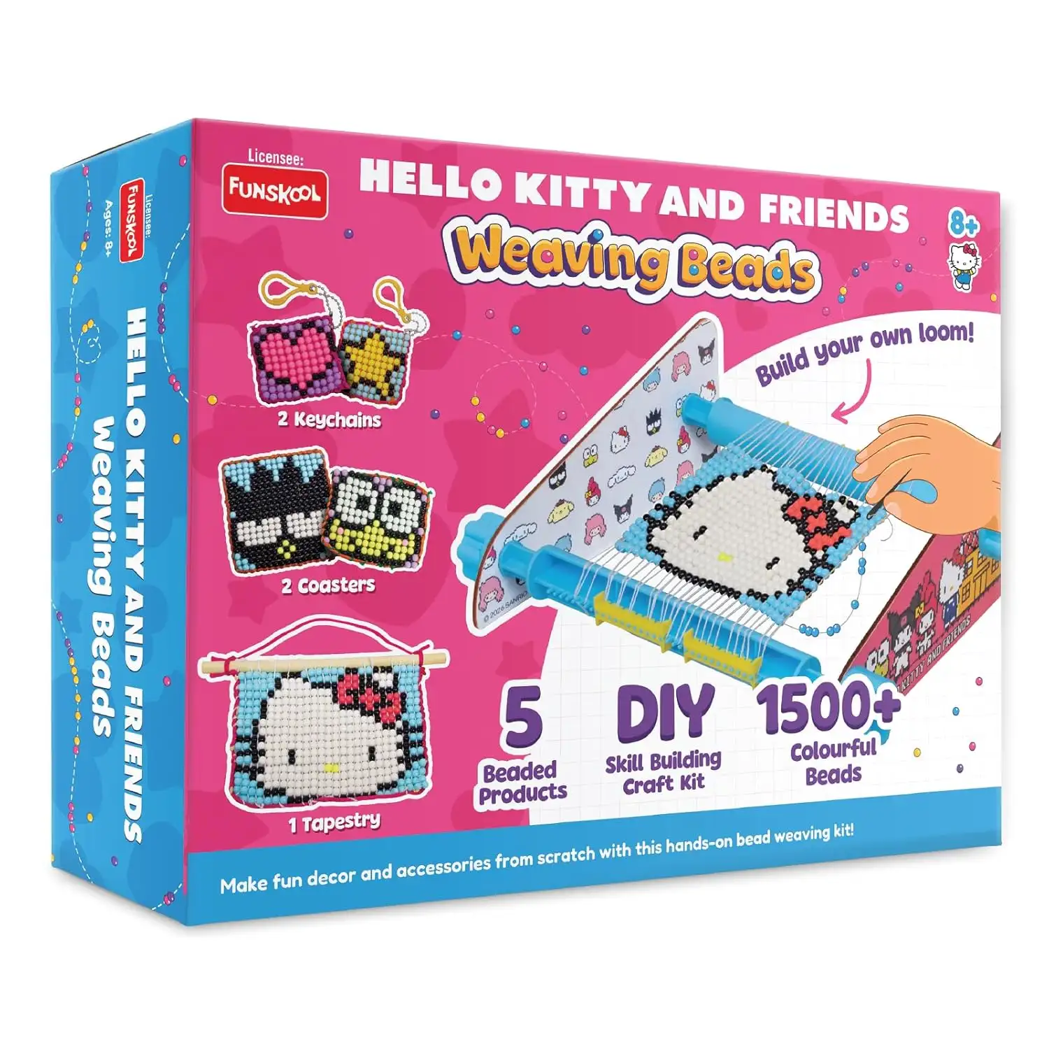 Image for FunskoolHelloKittyWeavingBeadsCraftKit