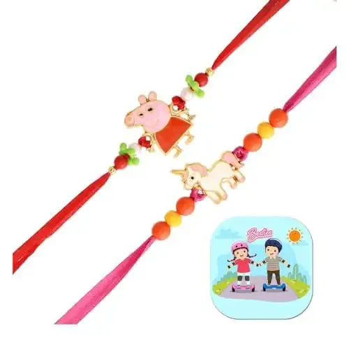 Image for CraftVatikaMagnetwithRakhiGiftComboforBrother