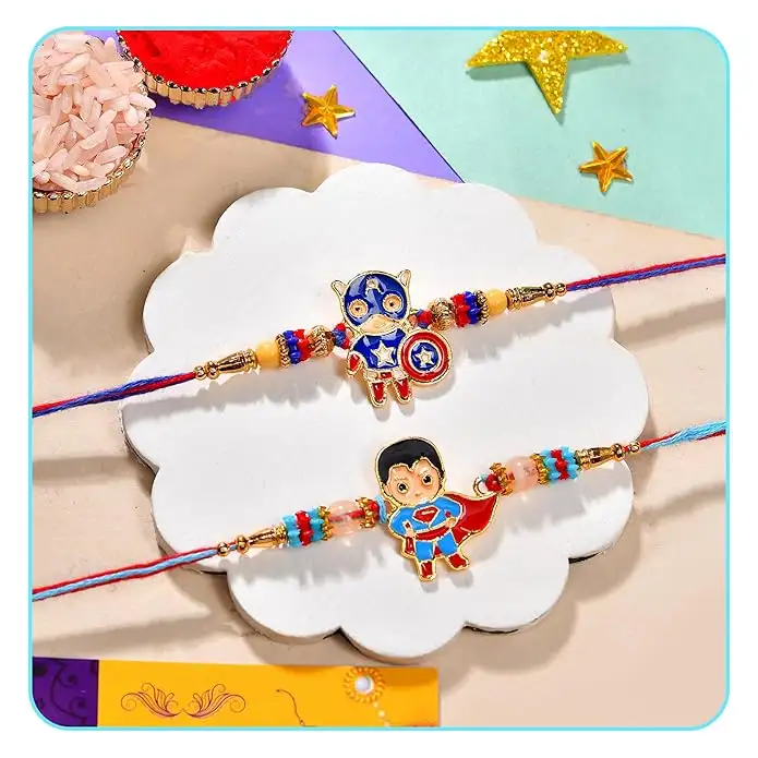Image for CraftVatikaRakhiSetforKidsBrother%2CRakhiSetof2forBrother