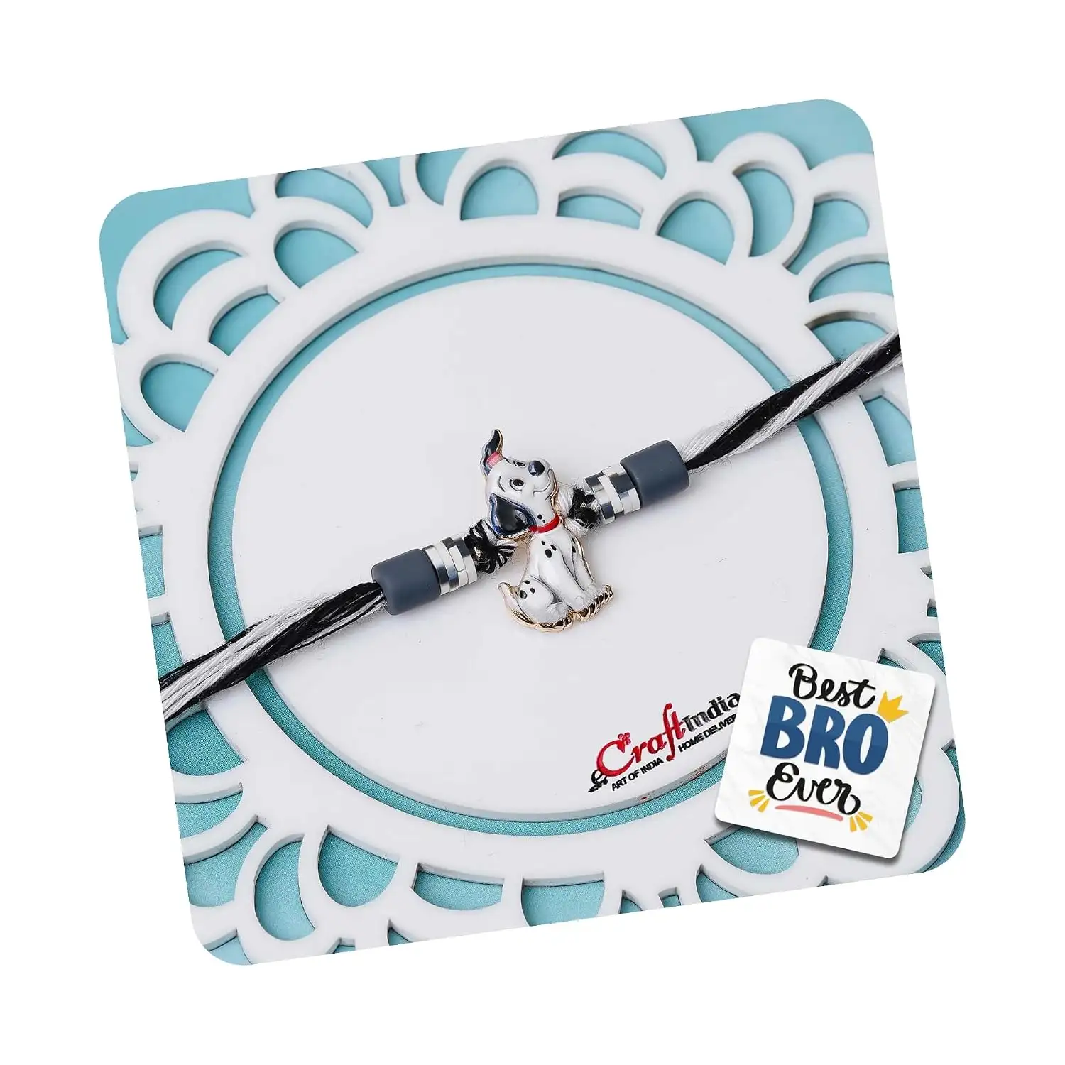 Image for eCraftIndiaCuteDogDesignerRakhi