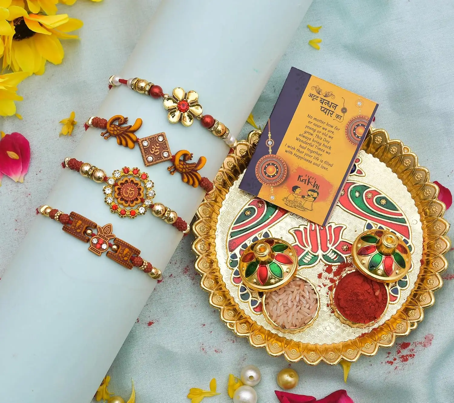 Image for CraftVatikaPoojaThaliGiftSet