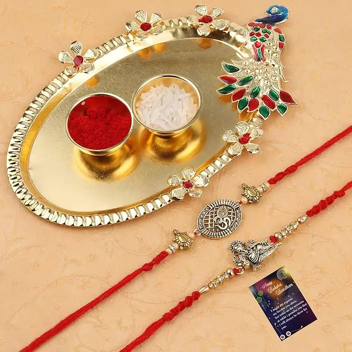 Image for RakhiCombowith1PoojaThaliKankawati