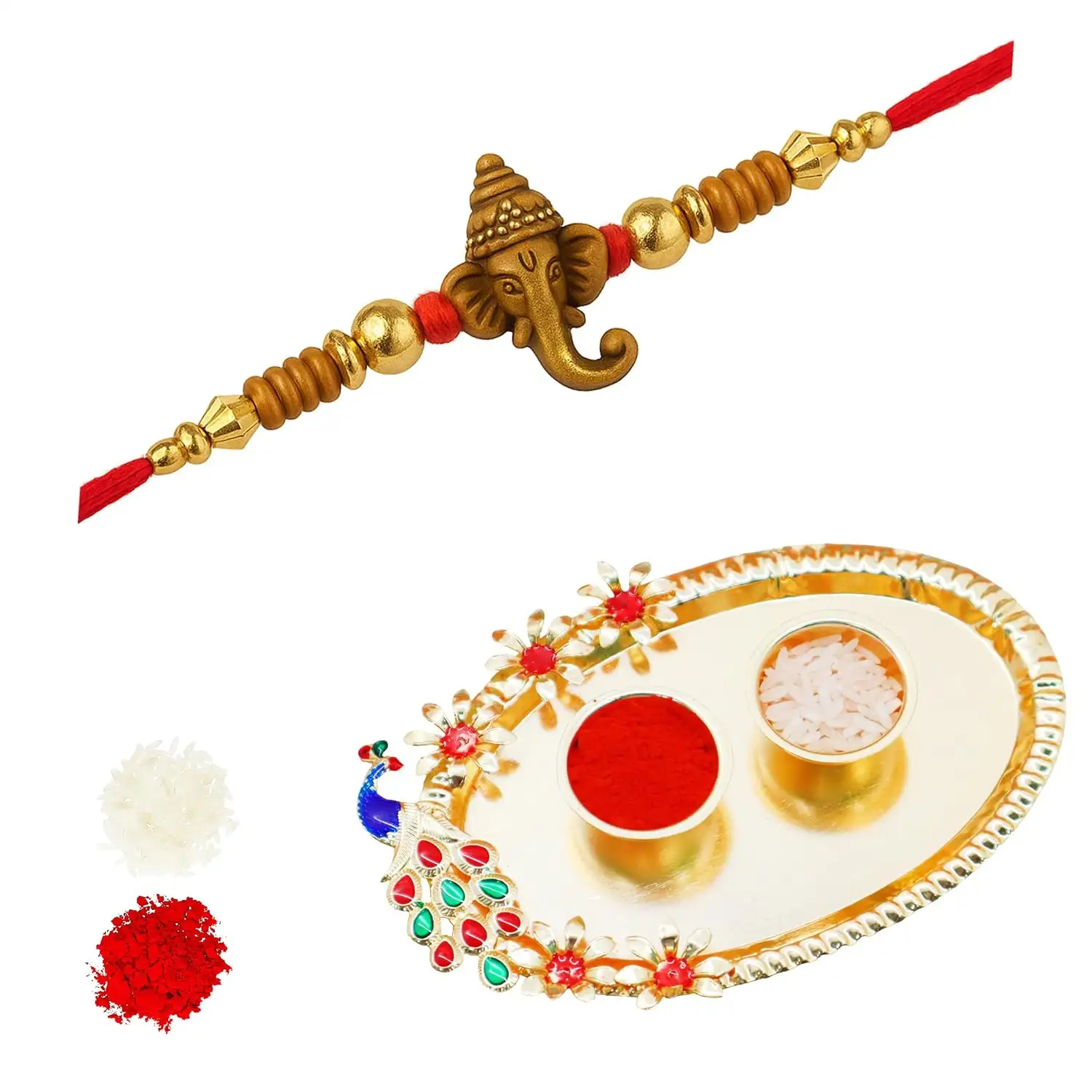 Image for JAIPURACEGaneshaRakhiGiftSet