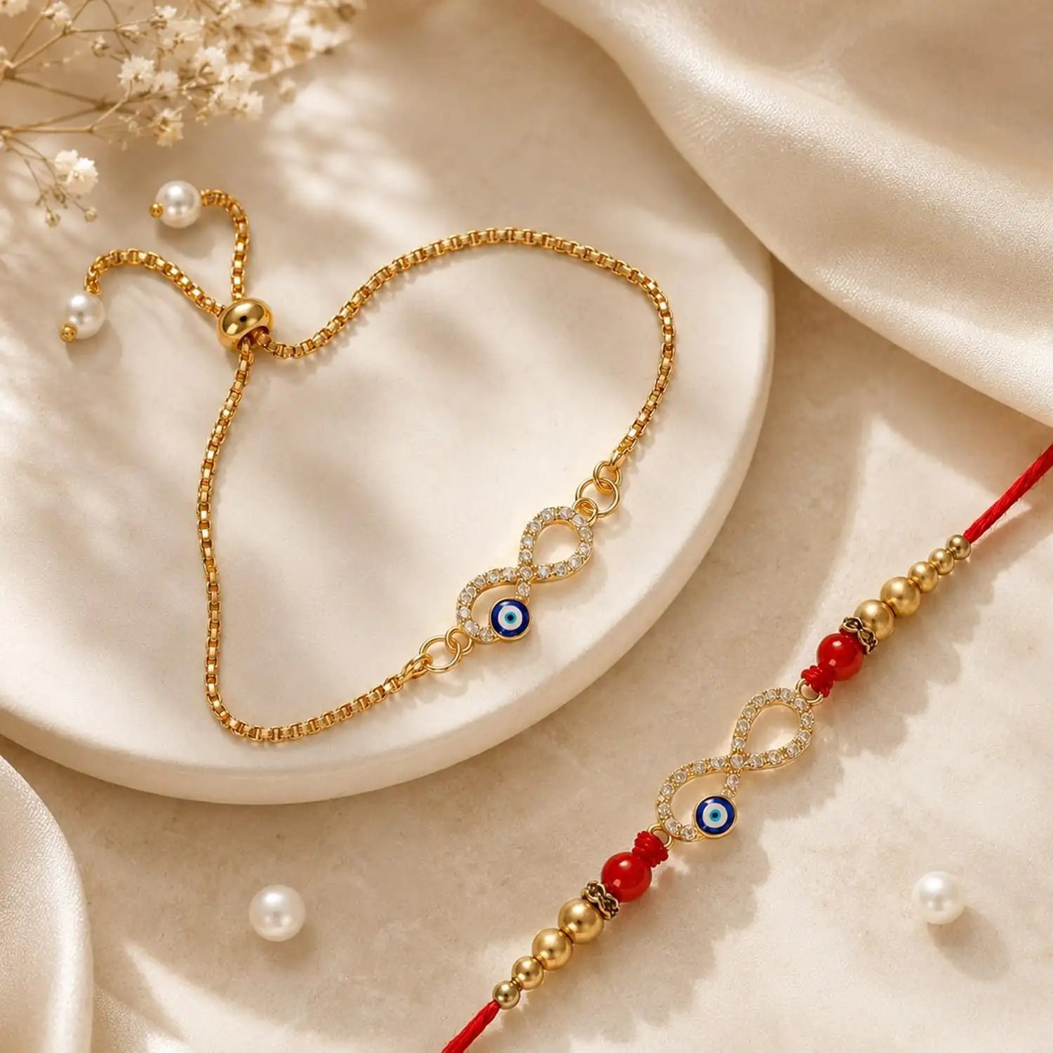 Image for DeoDapBhaiBhabhiRakhiGiftSet