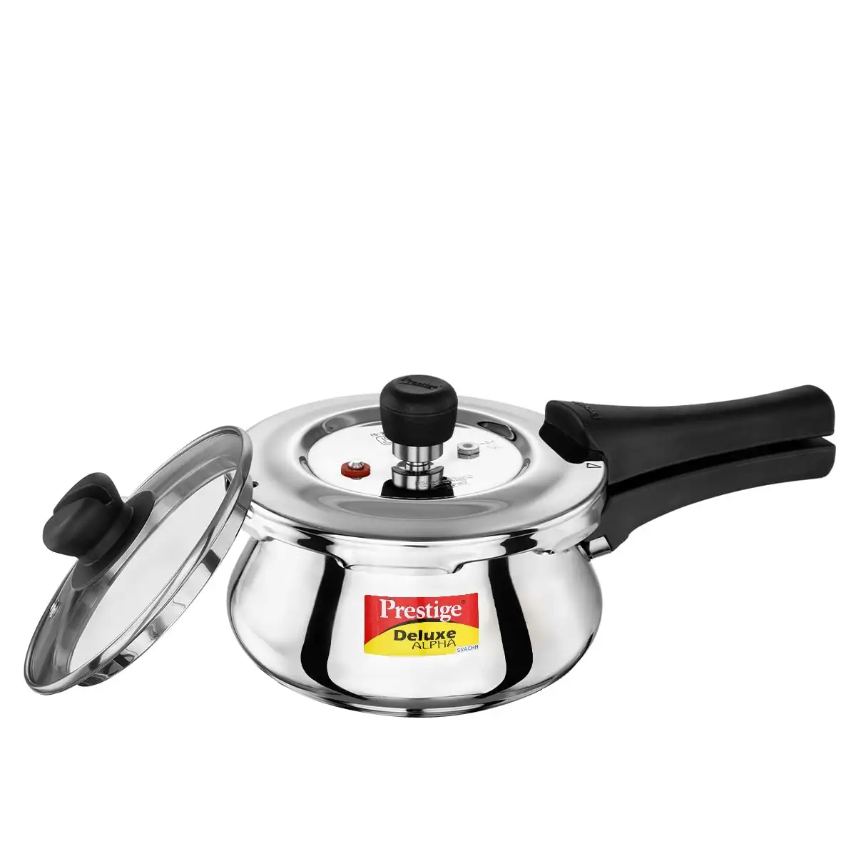 Image for PrestigeDeluxeAlphaSvachhStainlessSteelPressureCooker
